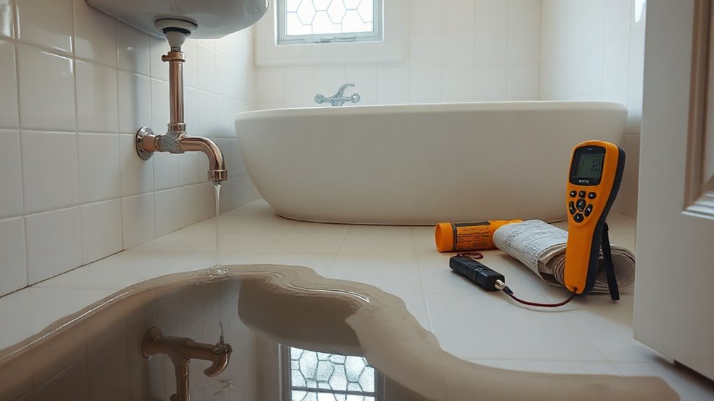 Insurer-ready escape of water trace and access report in North Kensington